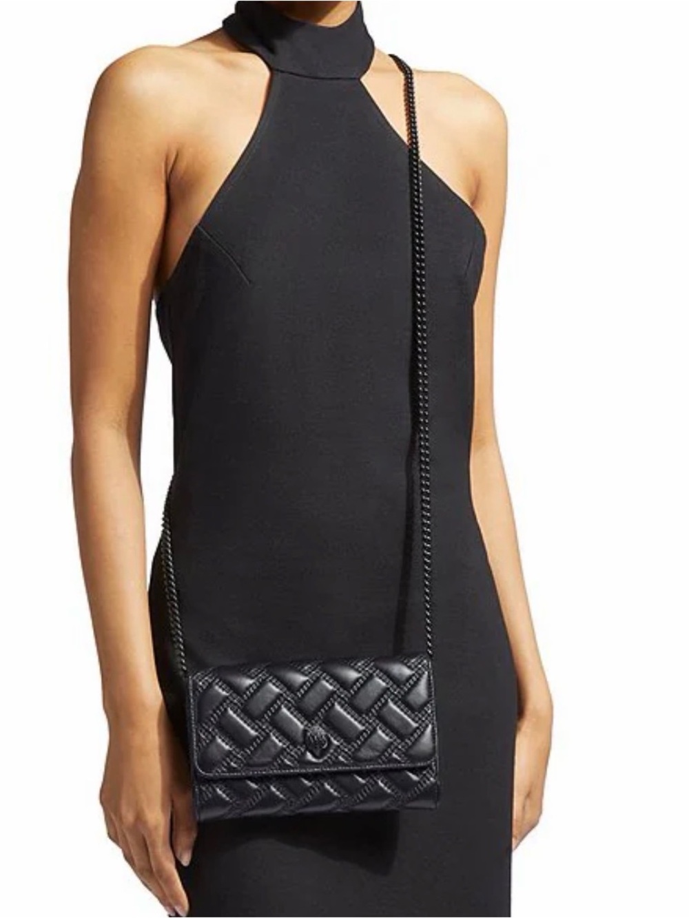 Kurt Geiger London, the Drench Wallet on Chain Crossbody
